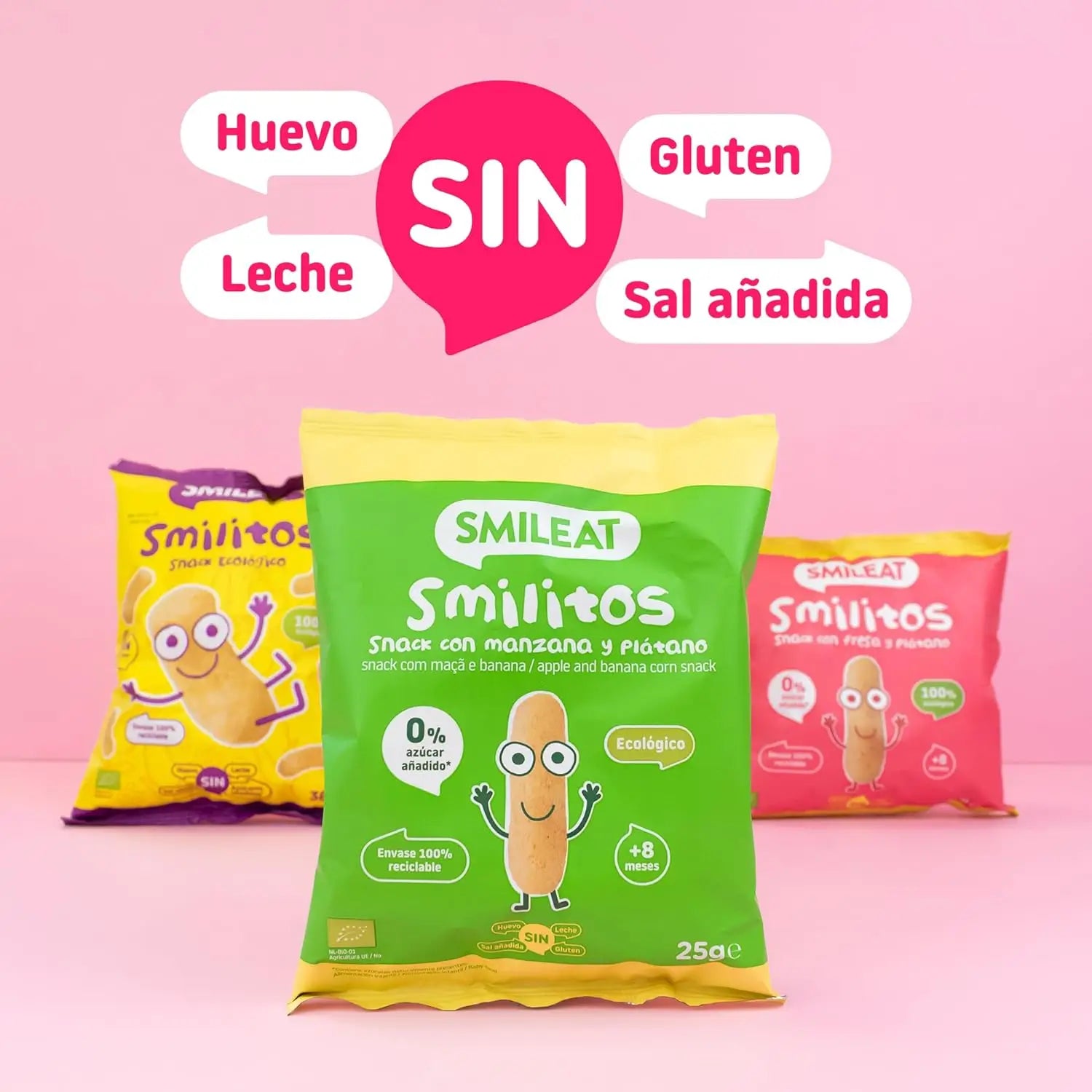 Smileat Smilitos Luomumaissimatoja, 38 g