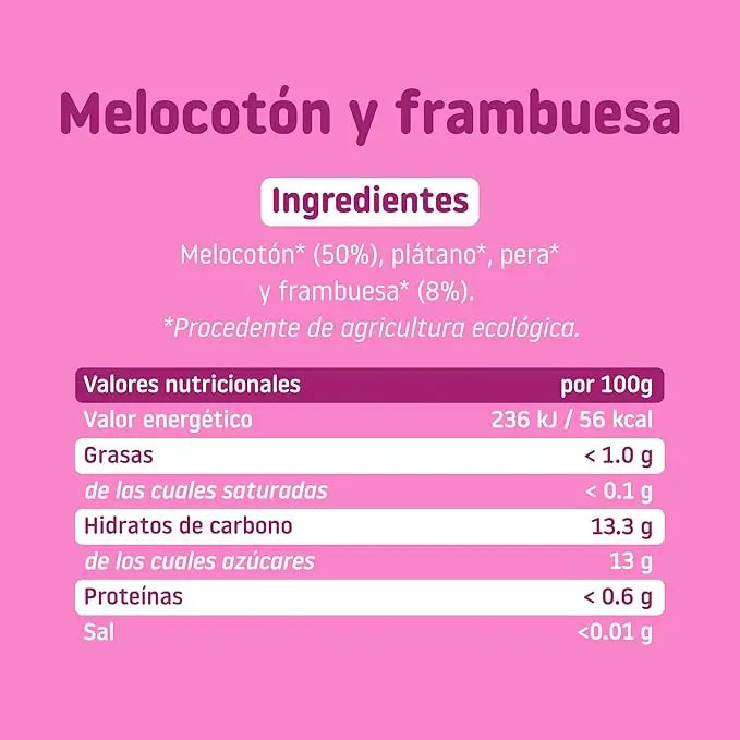 Smileat Luomuvadelma- ja persikkahillo, 130 g
