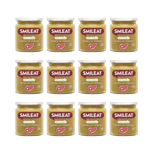 Smileat Naudanliha- ja vihannespurkki 230 g, 12 kpl:n pakkaus