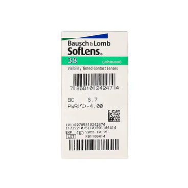 Soflens 38 Monthly Spherical Lenses , 6 units