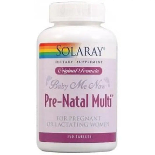 Solaray Baby Me Now Prenatal Multi 150 Tablets