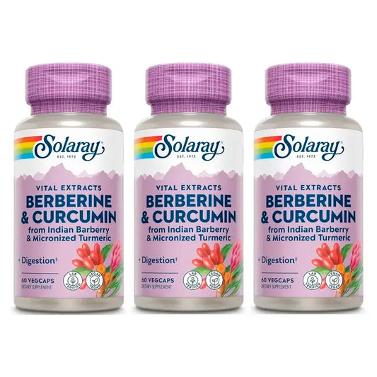 Solaray Berberiini & Kurkumiini, 3 x 60 kapselia