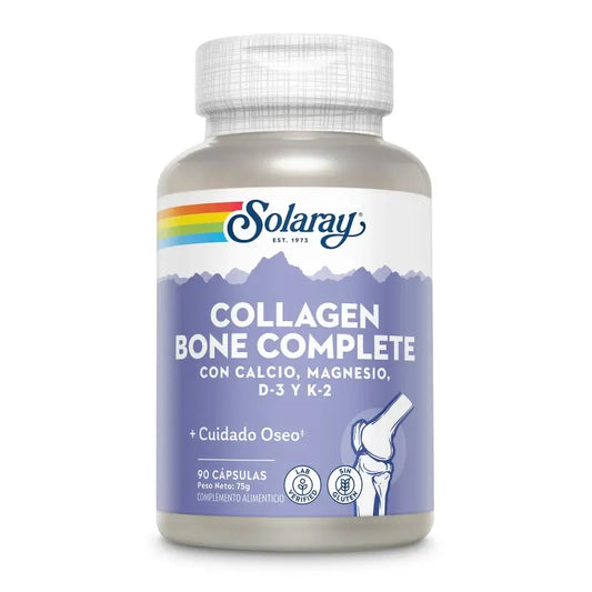Solaray Collagen Bone Complete 90 kasvipohjaista kapselia.