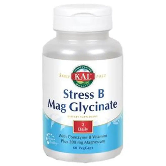 Solaray Stres B Mag Glycinate 60 Capsulesveg.