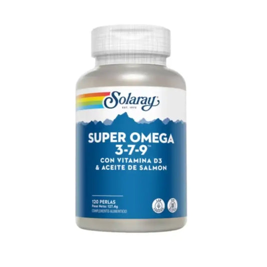 Solaray Super Omega 3-7-9, 120 kapselia 