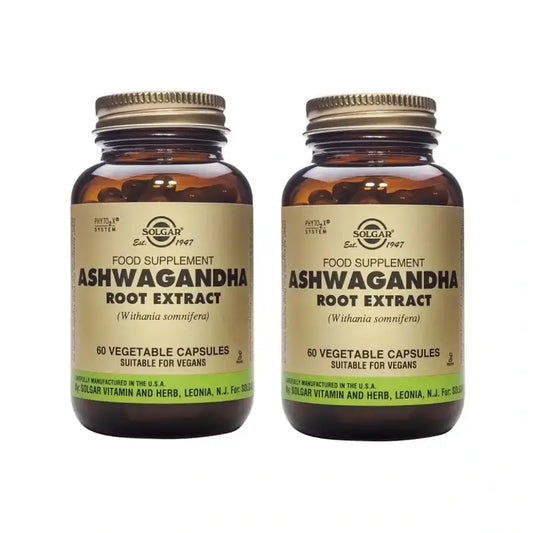Solgar Ashwagandha, 2 x 60 kapselia 