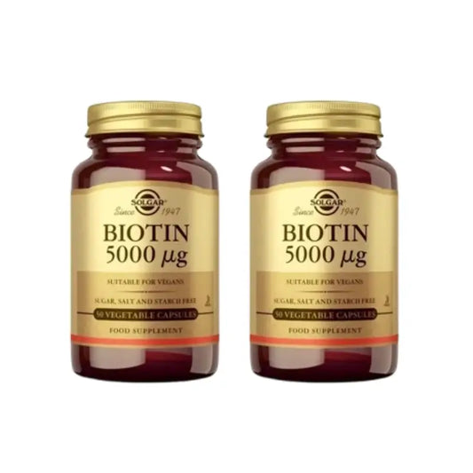 Solgar Biotiini 5000 mcg, 2 x 100 kapselia 