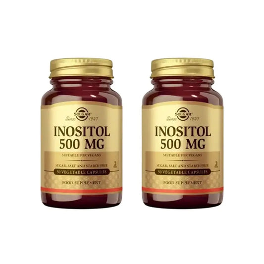 Solgar Inositol 500 mg, 2 x 50 kapselia 