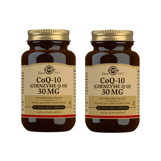 Solgar Maxi Koentsyymi Q10 30 mg, 2 x 90 kasviskapselia 