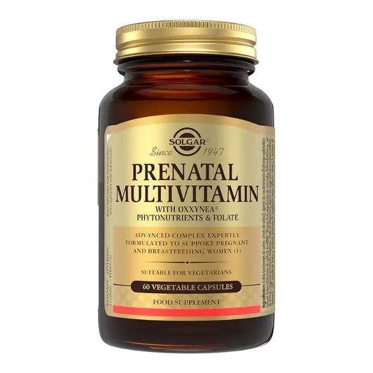 Solgar Prenatal-monivitamiinivalmiste, 60 tablettia