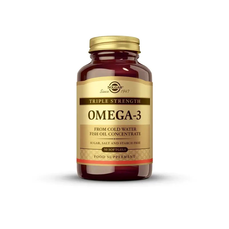 Solgar Omega-3 Triple Concentration, 50 capsules