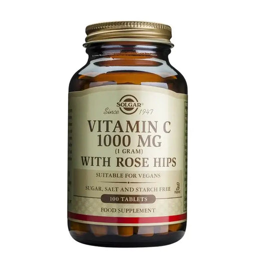 Solgar Rose Hips 1000 mg, 100 tablettia  