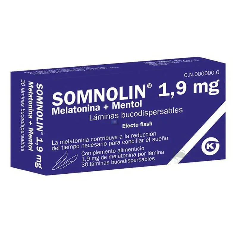 Somnolin Melatoniini + Minttu 1,9 mg, 30 tablettia