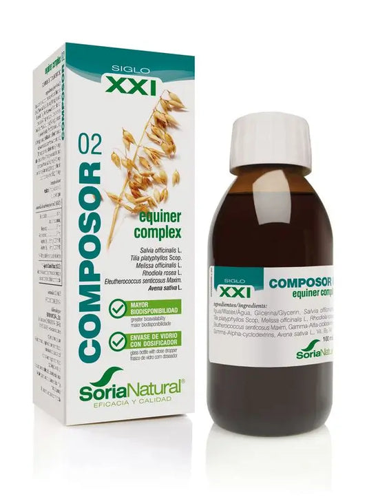 Soria Natural Composor 2 Equiner Complex Siglo Xxi, 100 Ml