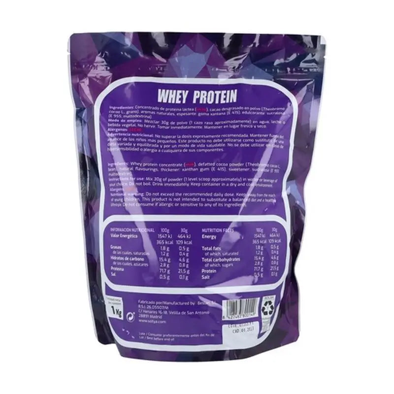 Sotya Proteinas Whey Protein Chocolate 1 kg.