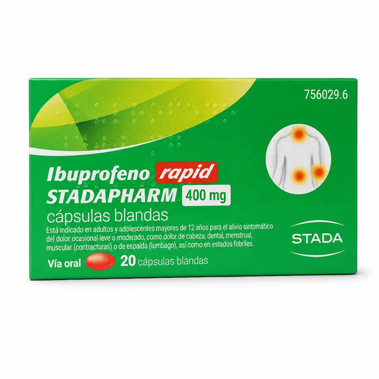 Stadapharm Ibuprofeeni Rapid 400 mg, 20 kapselia