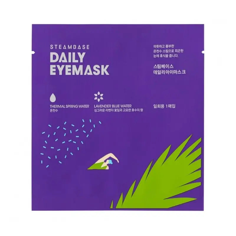 Steambase Daily Eyemask Lavender Blue Water, 1 kpl