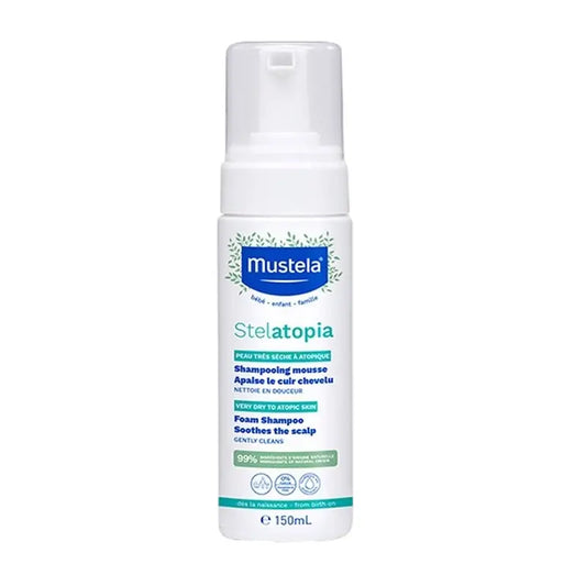 Mustela Stelatopia -vaahtoshampoo, 150 ml