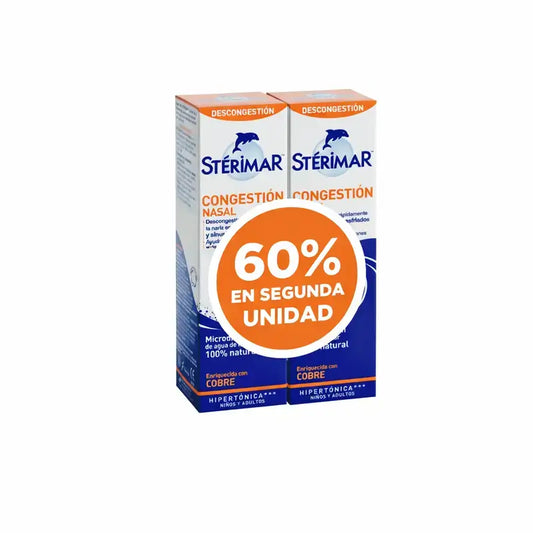 Sterimar Hyb, pakkaus, jossa toinen tuote ilmaiseksi (60 %), 100 + 100 ml