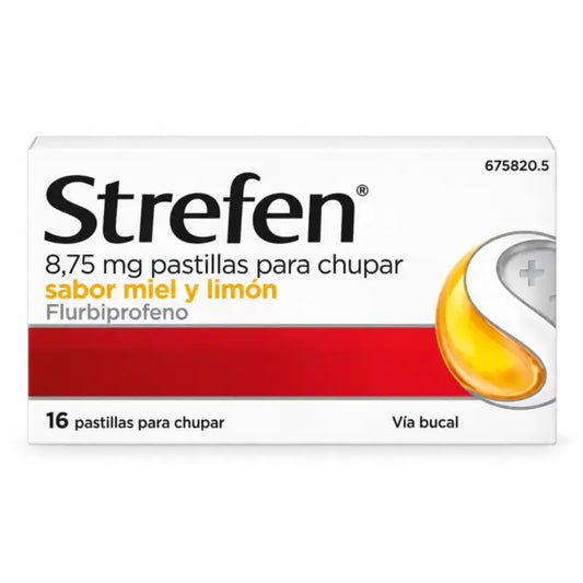 Strefen hunaja ja sitruuna, 16 imeskelytablettia