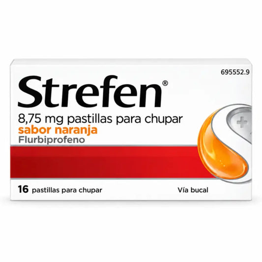 Strefen Orange, 16 imeskelytablettia