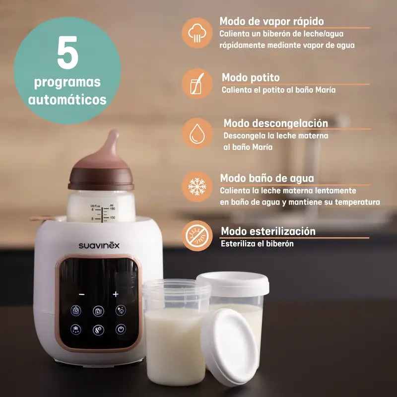 Suavinex 2-in-1-pullonlämmitin ja sterilointilaite