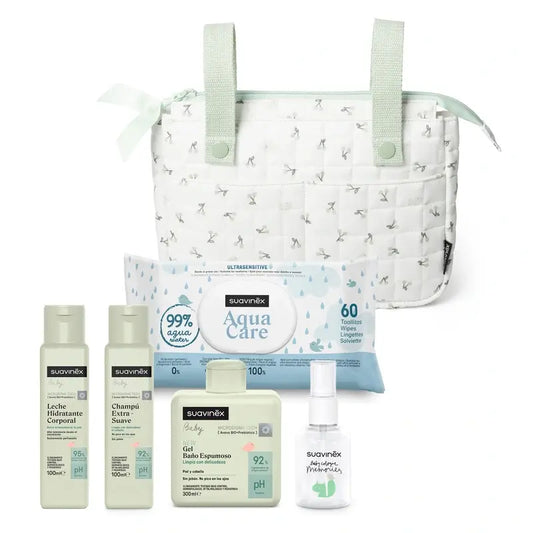 Suavinex Baby Care -vauvapaketti, Mini Bag, vihreä