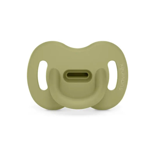 Suavinex Sx Pro -täyssilikoninen fysiologinen tutti, 6–18 kuukautta, Turtle Green
