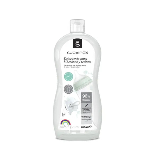 Suavinex-pullojen ja tutien pesuaine 500 ml