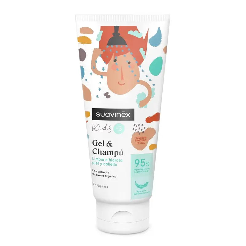 Suavinex-geelishampoo 3–10-vuotiaille, 200 ml
