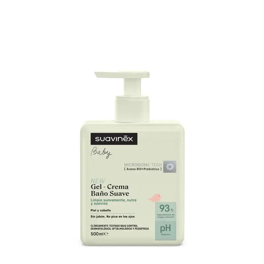 Suavinex Gel – hellävarainen vauvojen kylpyvoide, 500 ml