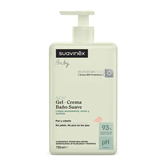 Suavinex Gel – pehmeä vauvojen kylpyvoide, 750 ml