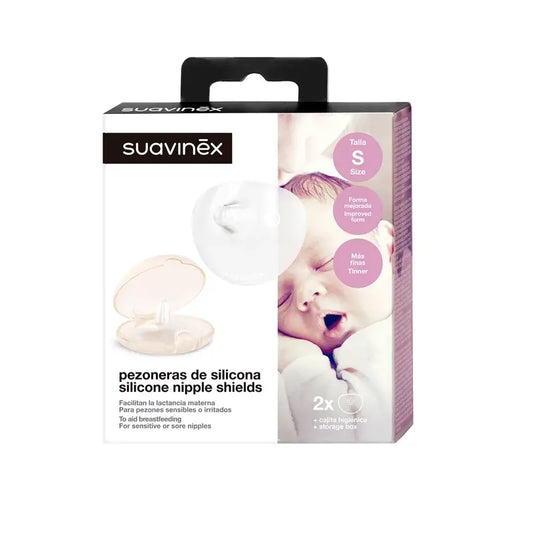 Suavinex silikoniset rintapäällysteet, koko S, 2 kpl