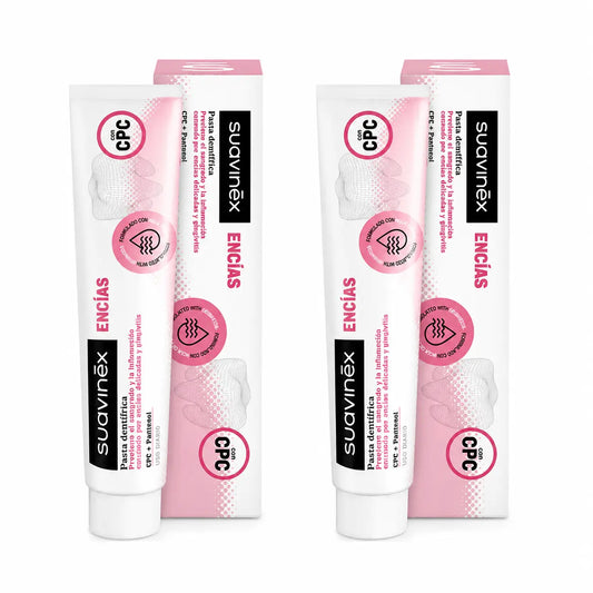 Suavinex-hammasahkojen hoitoon tarkoitettu hammastahna, päivittäiseen käyttöön, 75 ml, 2 kpl:n pakkaus