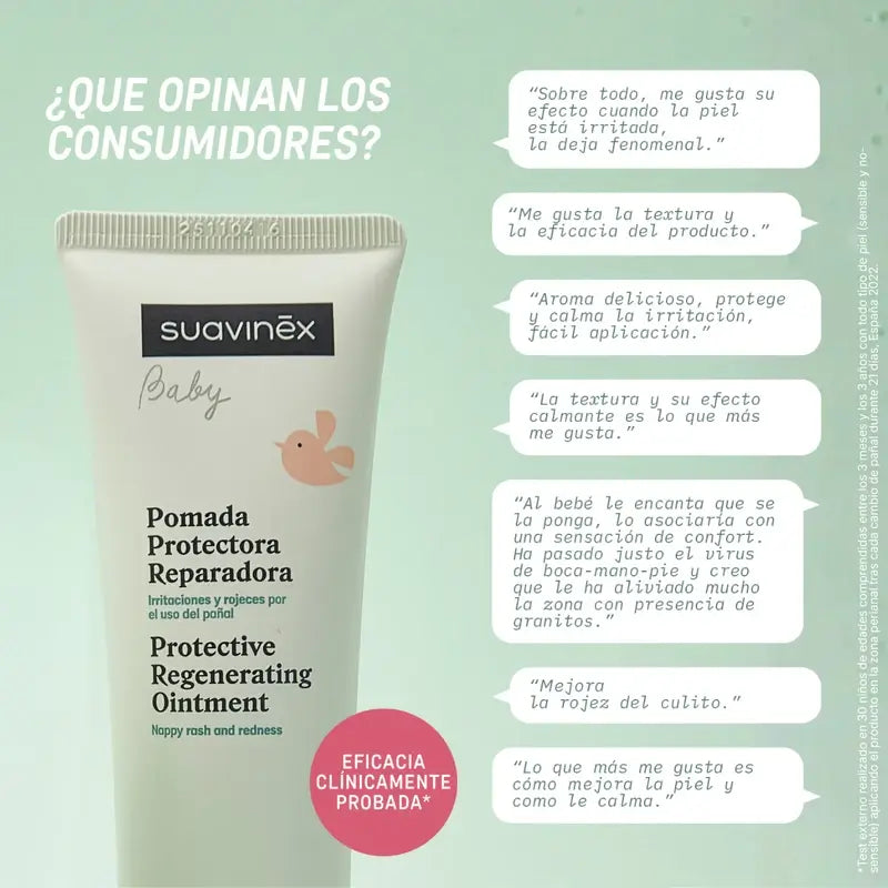 Suavinex vaippojen ihon suojaava ja korjaava voide, 100 ml
