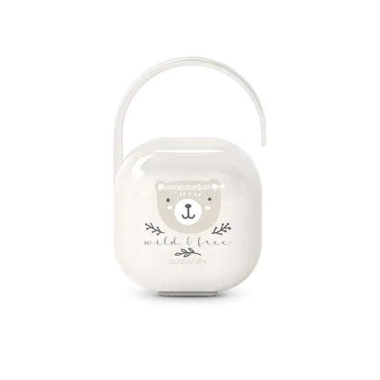 Suavinex Pacifier Holder +0 Months Wild&Free Beige