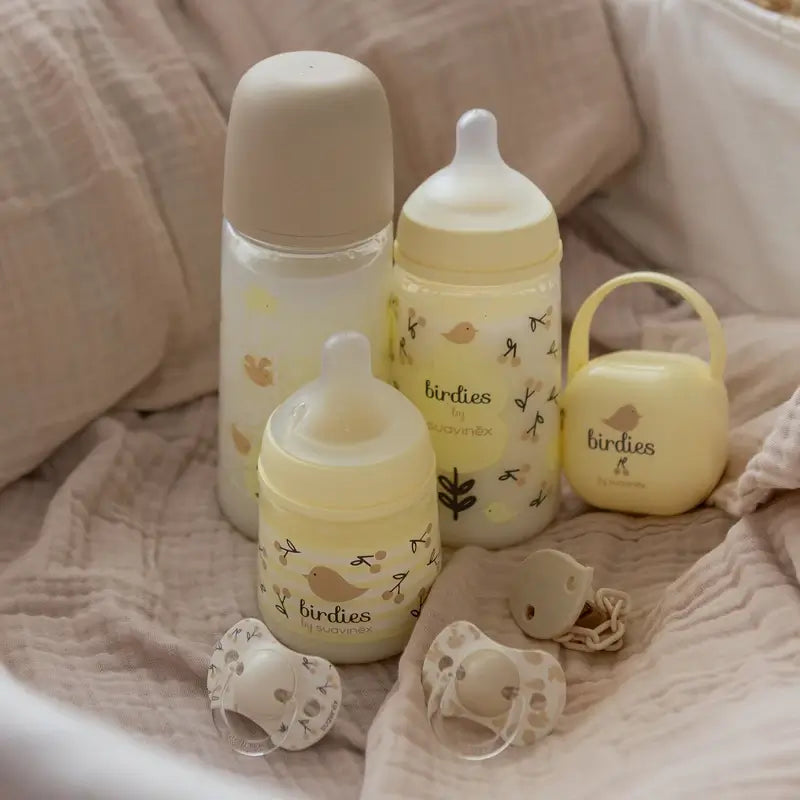 Suavinex Pacifier Holder +0 Months Wild&Free Beige