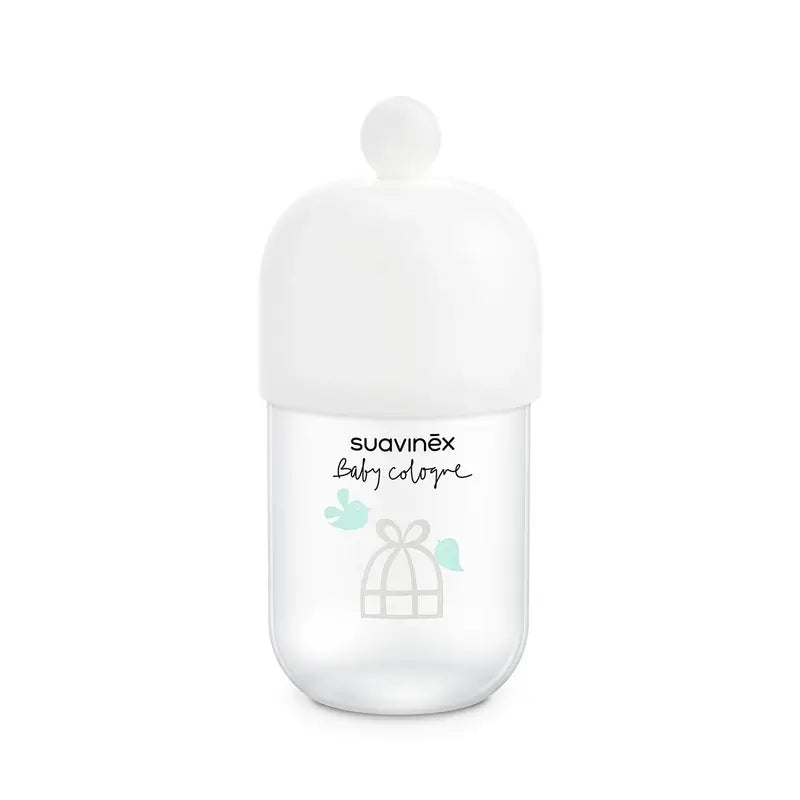 Suavinex-vauvapaketti, jossa on vauvan hajuvettä 100 ml + matkapakkaus 50 ml + pehmolelu vauvalle