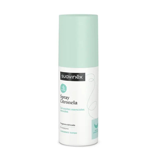 Suavinex-sitronellaspray, yli 6 kuukauden ikäisille ja raskaana oleville, 100 ml