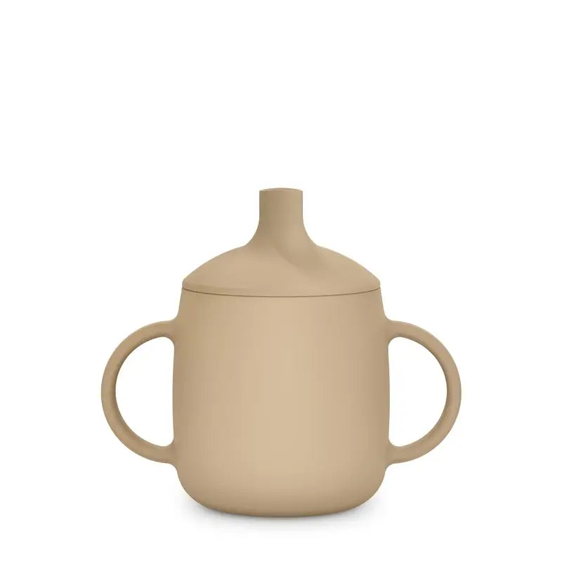 Suavinex 3-in-1-silikoninen oppimismuki, +6 kuukautta, beige
