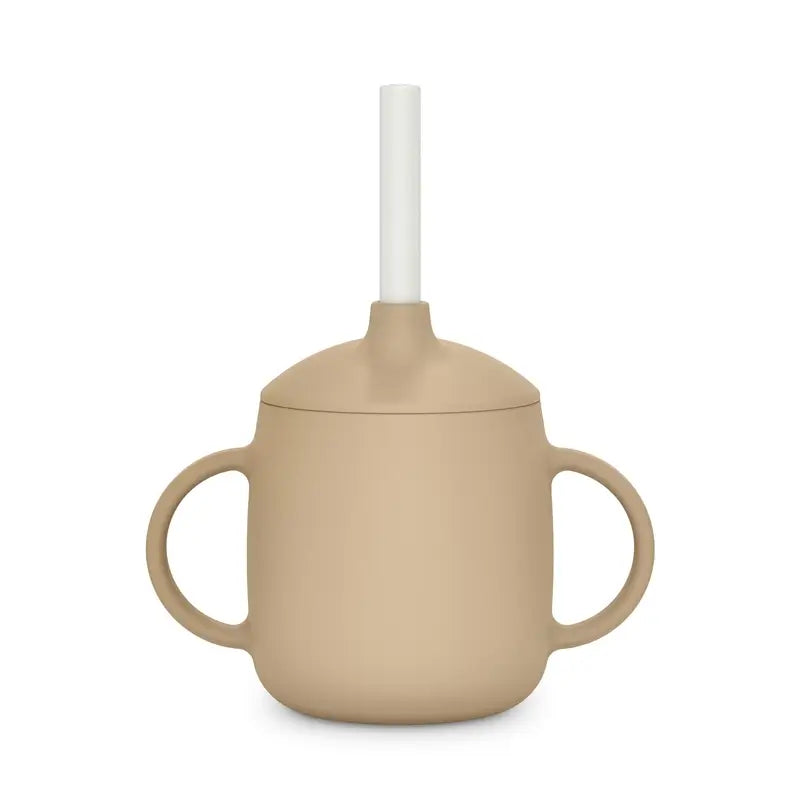 Suavinex 3-in-1-silikoninen oppimismuki, +6 kuukautta, beige