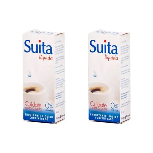 Suita-nestemäinen makeutusaine, tiiviste, 2 x 24 ml 