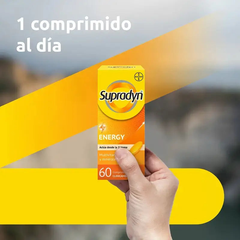 Supradyn Energy – vitamiinit, kivennäisaineet, energia ja elinvoima, 60 tablettia