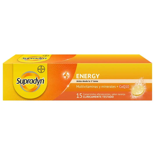 Supradyn Energy – vitamiineja ja energiaa, 15 poreilevaa tablettia