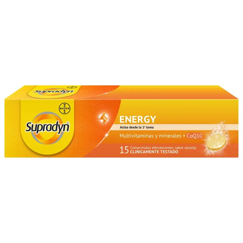 Supradyn Energy – vitamiineja ja energiaa, 15 poreilevaa tablettia