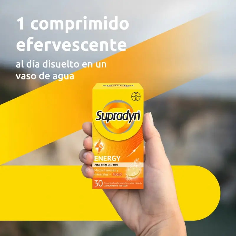 Supradyn Energy – vitamiineja ja energiaa, 30 poreilevaa tablettia