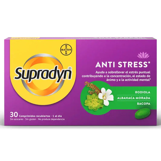 Supradyn Anti Stress – keskittymiskyky ja muisti, 30 tablettia