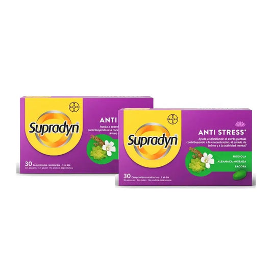 Supradyn Anti Stress – keskittymiskyky ja muisti, 2 x 30 tablettia sisältävä pakkaus