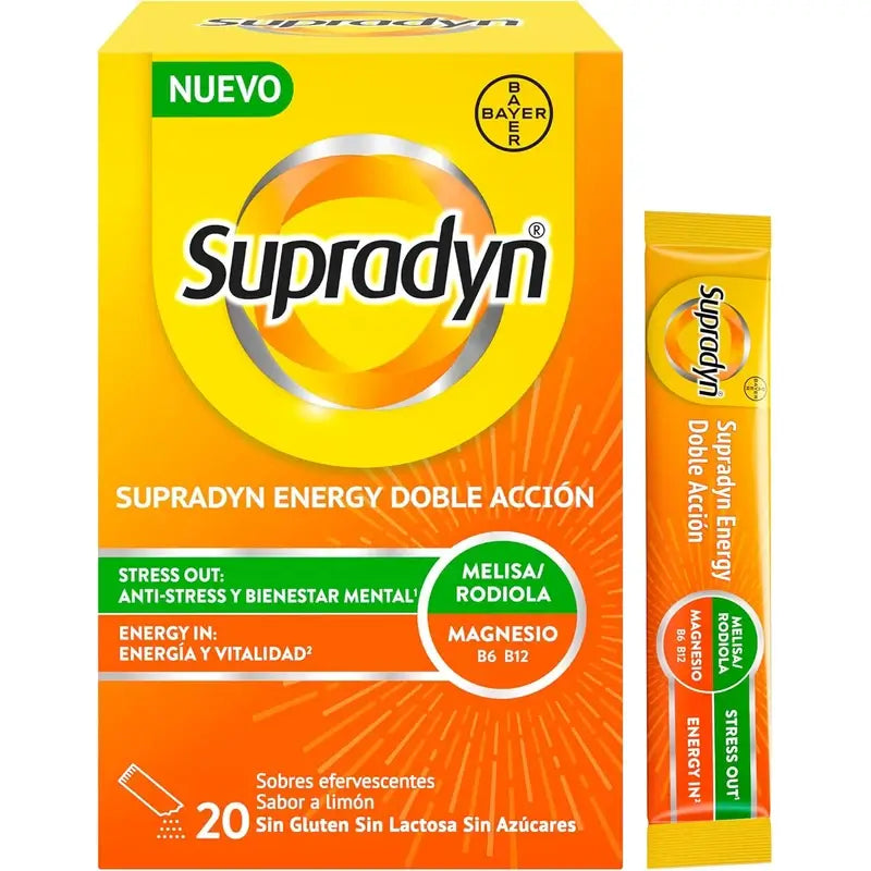Supradyn Energy Kaksitoiminen, 20 annospussia