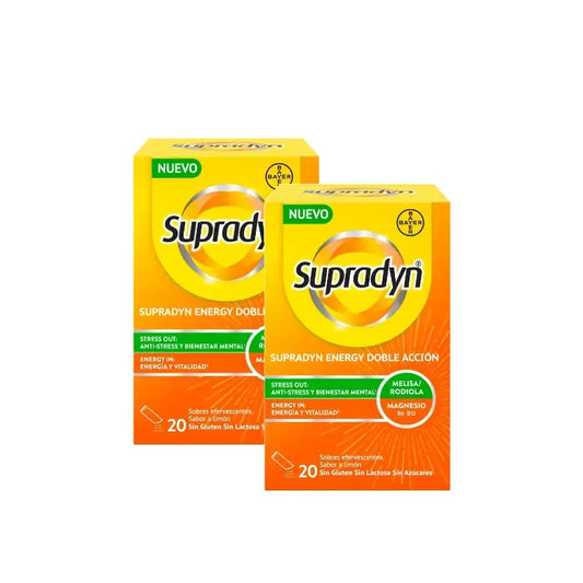 Supradyn Energy Double Action, 2 x 20 annospussia sisältävä pakkaus